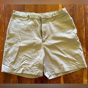 Flat Front Shorts | J Crew | 34” Waist | Khaki